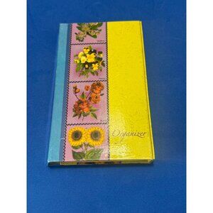 Floral-Themed Organizer With Note Pad